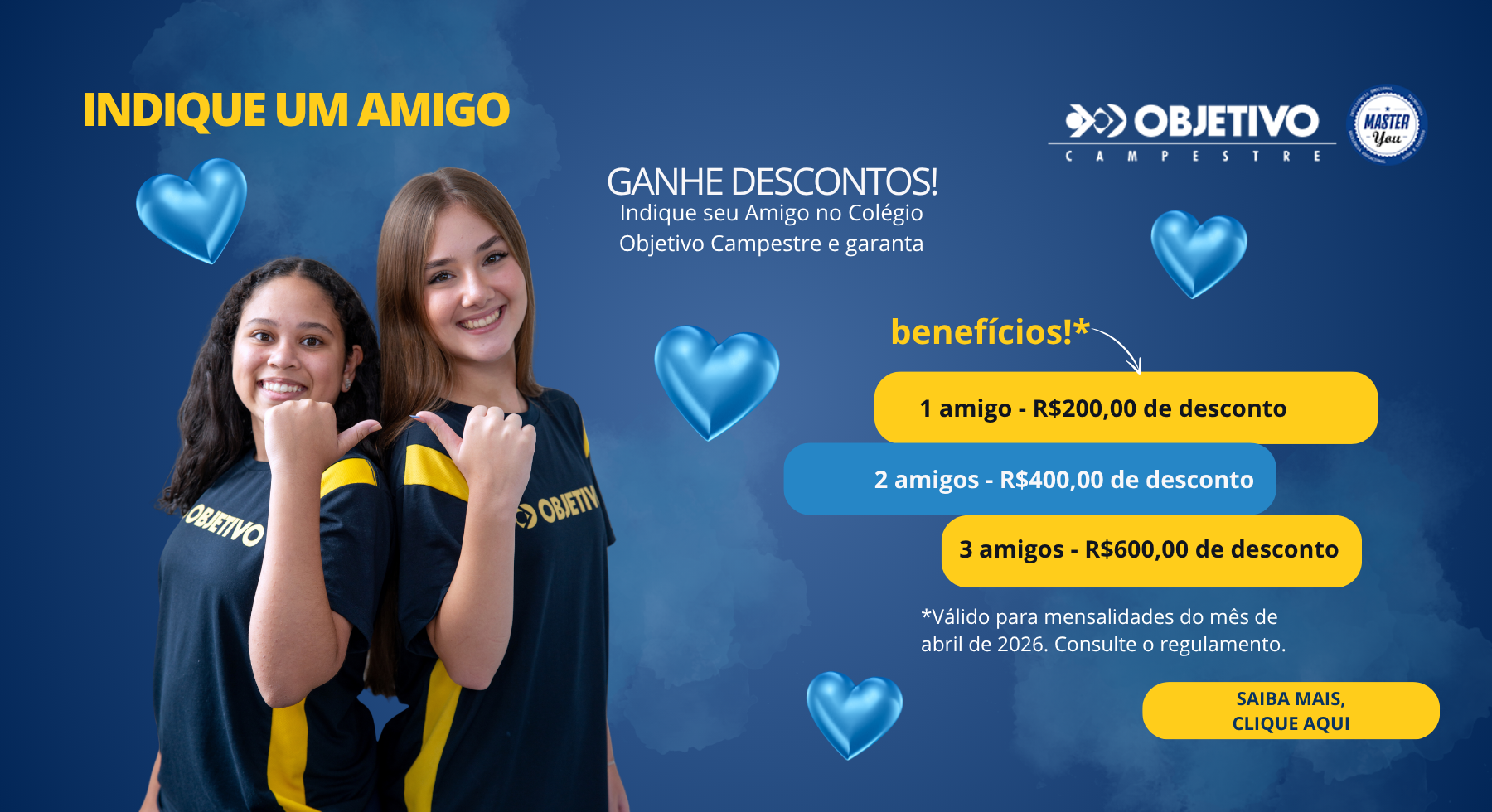 Objetivo Campestre | Ensino Fundamental e Médio em Santo André